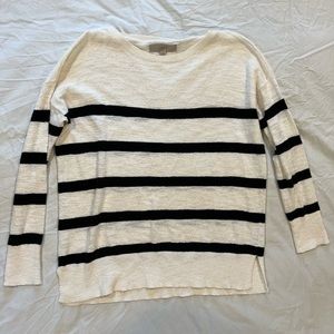Striped loft sweater, size M